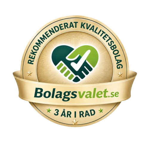 Bolagsvalet.se guldsigill – kvalitetsbolag 3 år i rad